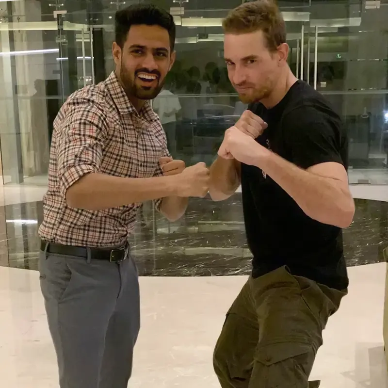Physiotherapy session with Deville van Niekerk in Mumbai