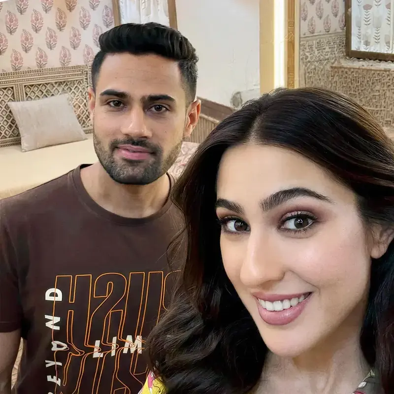 Physiotherapy session with actress Sara Ali Khan in Mumbai